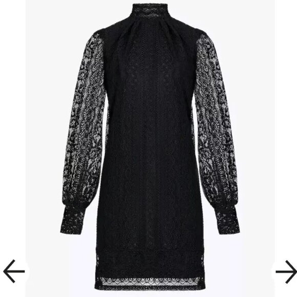 Express Dresses & Skirts - Express Black Lace Dress Size Medium